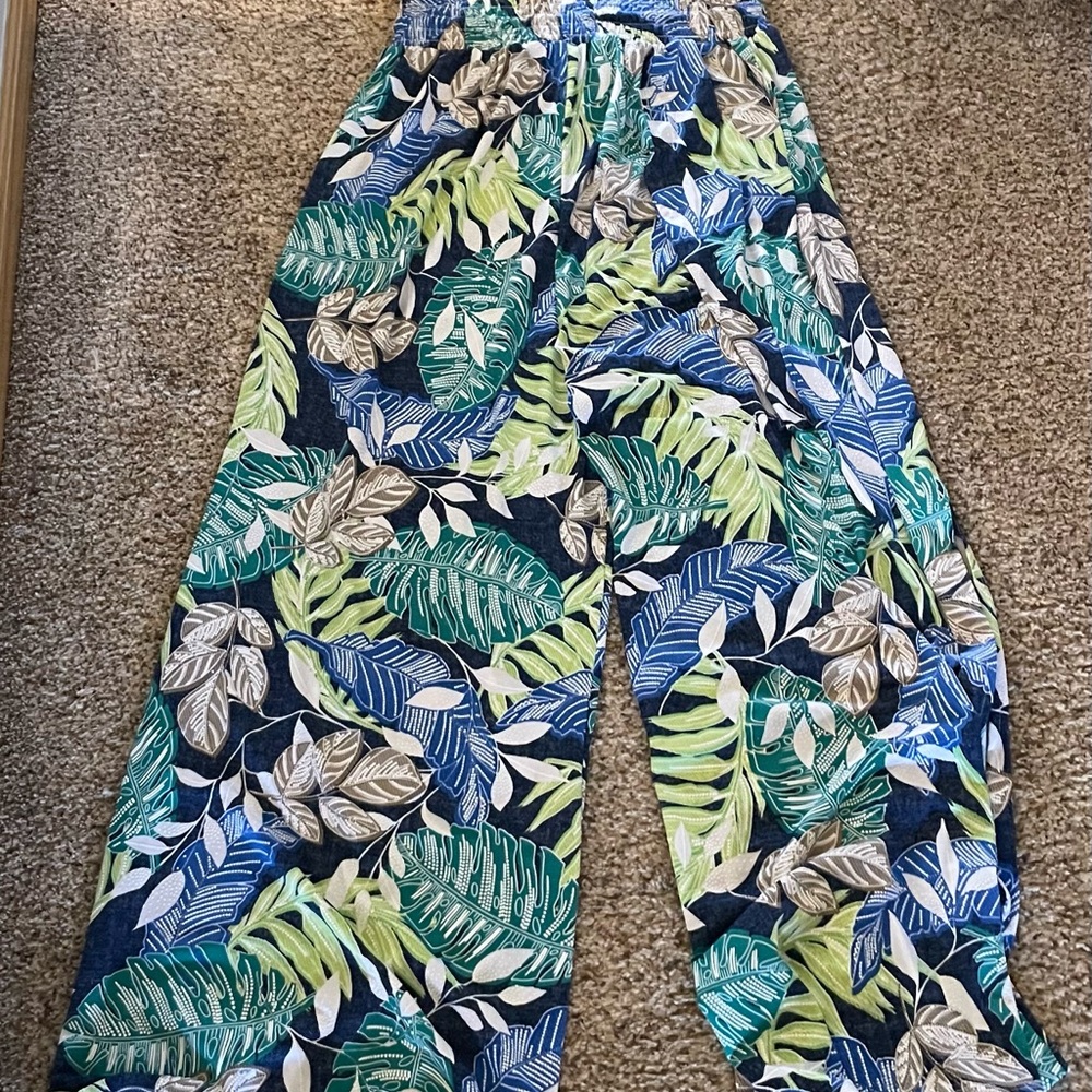 Tropical Palazzo pants. Never worn.
